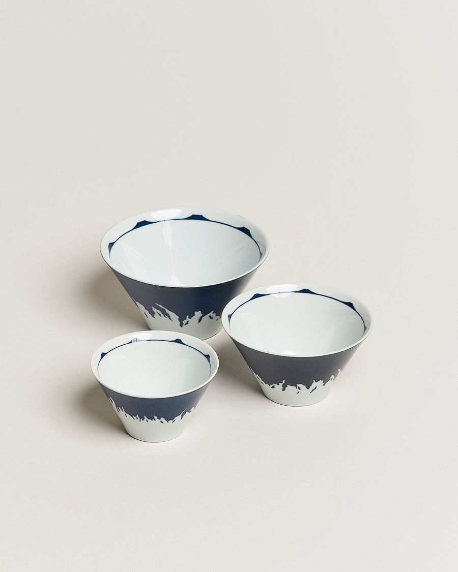 Herr | Beams Japan Mt Fuji Bowl Set Navy | Beams Japan | Mt Fuji Bowl Set Navy