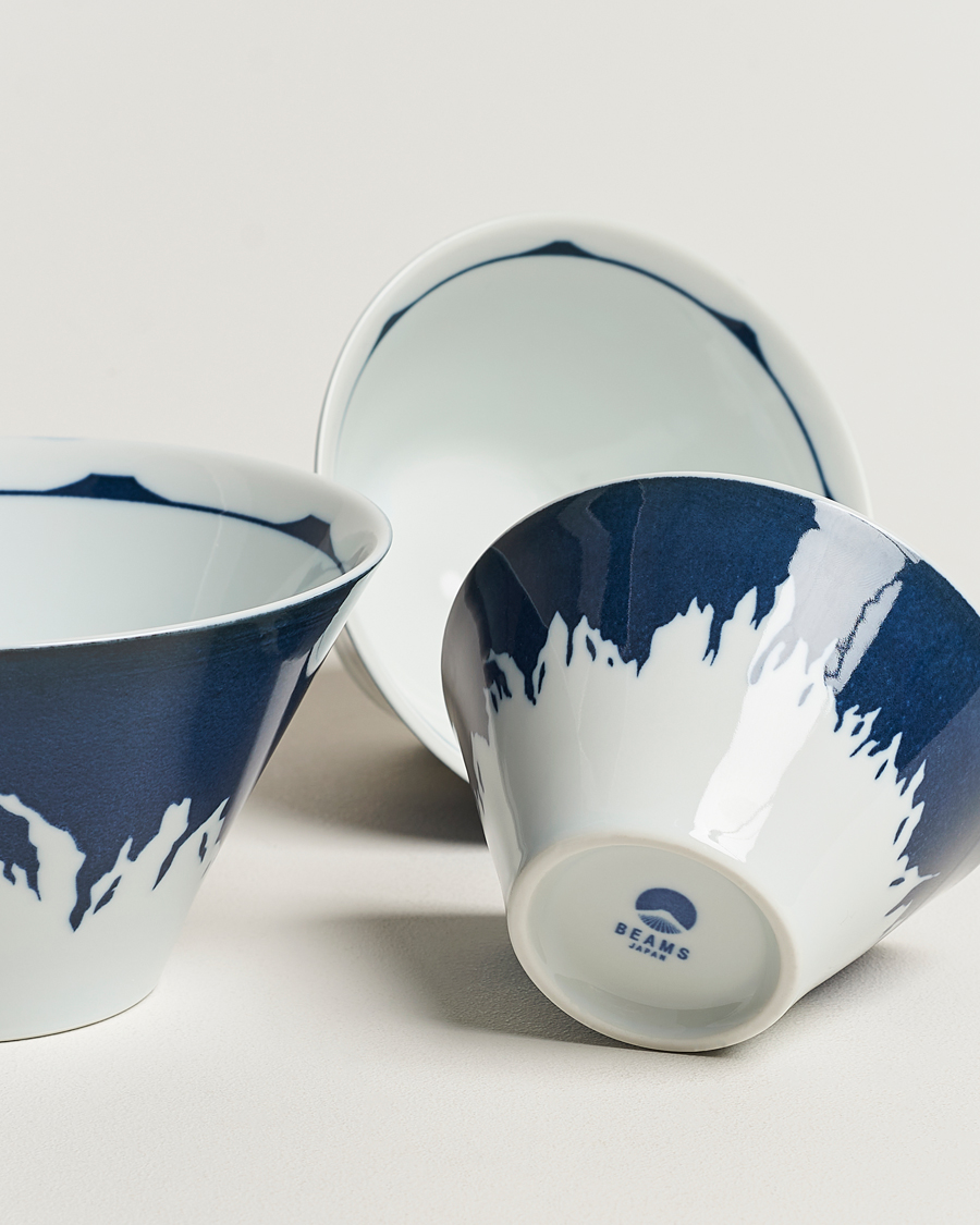 Herr | Beams Japan Mt Fuji Bowl Set Navy | Beams Japan | Mt Fuji Bowl Set Navy