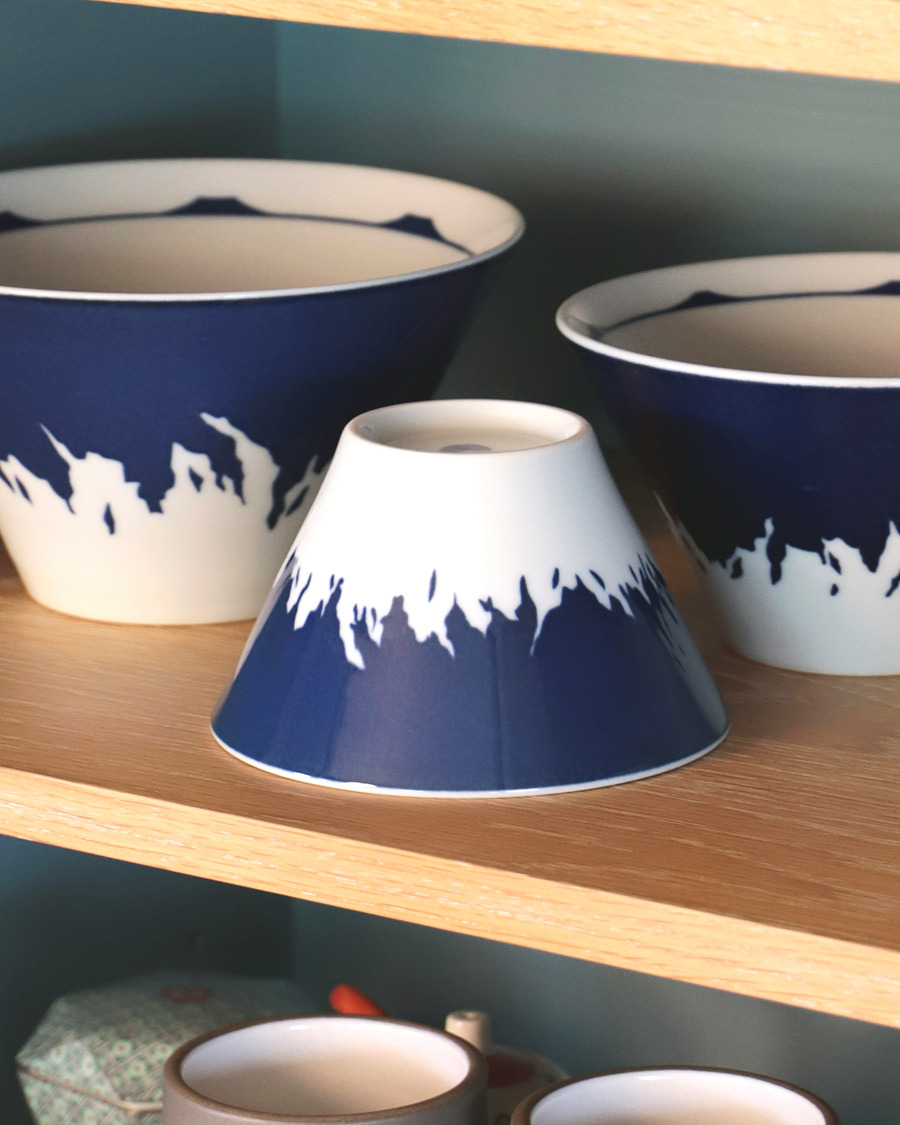 Herr | Beams Japan Mt Fuji Bowl Set Navy | Beams Japan | Mt Fuji Bowl Set Navy