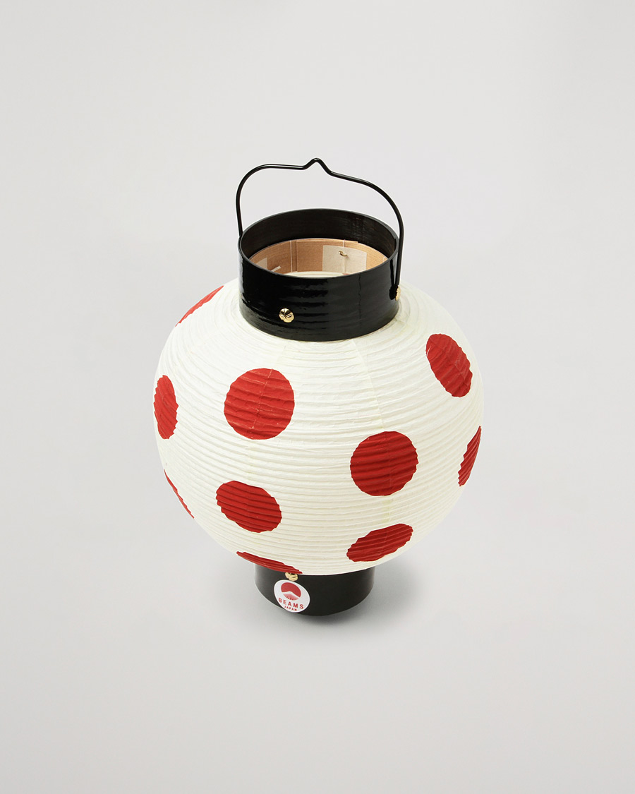 Herr | Dekoration | Beams Japan | Polka Dot Paper Lantern Red