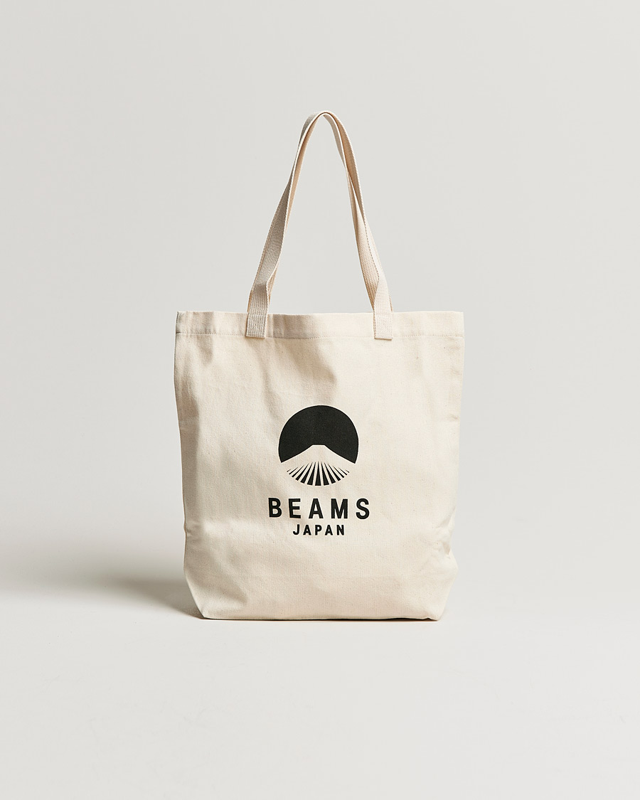 Herr | Beams Japan x Evergreen Works Tote Bag White/Black | Beams Japan | x Evergreen Works Tote Bag White/Black