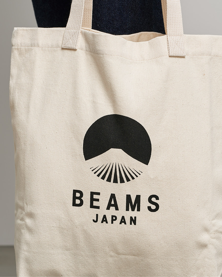 Herr | Beams Japan x Evergreen Works Tote Bag White/Black | Beams Japan | x Evergreen Works Tote Bag White/Black
