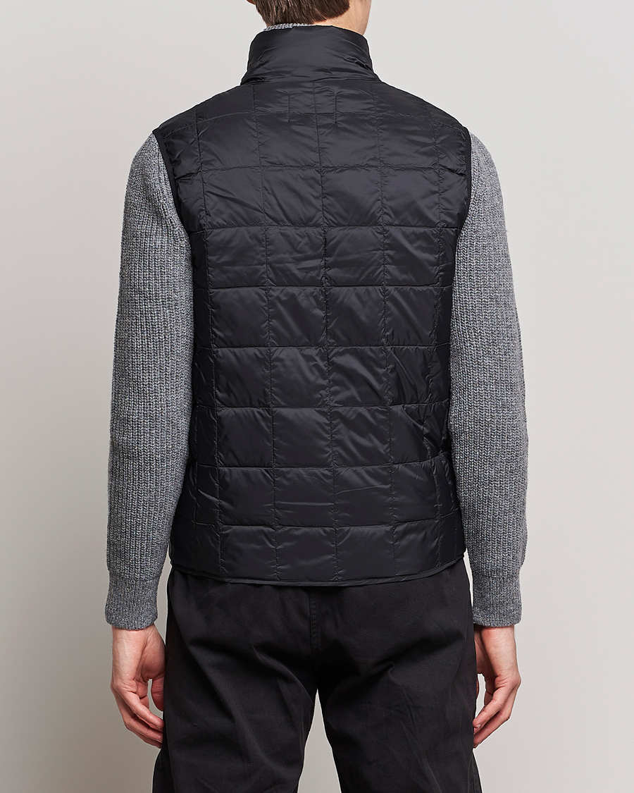 Herr | Jackor | TAION | High Neck Full Zip Lightweight Down Vest Black