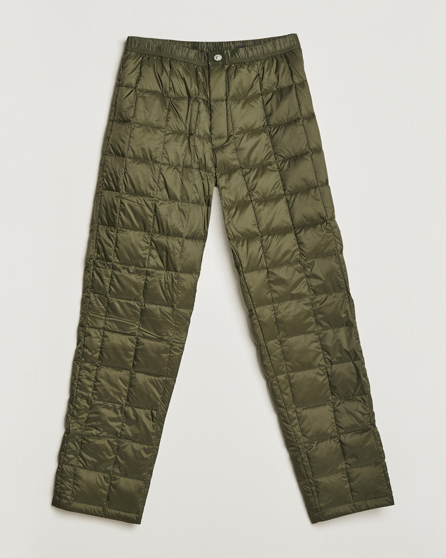 Herr | Byxor | TAION | Regular Straight Down Pants Dark Olive