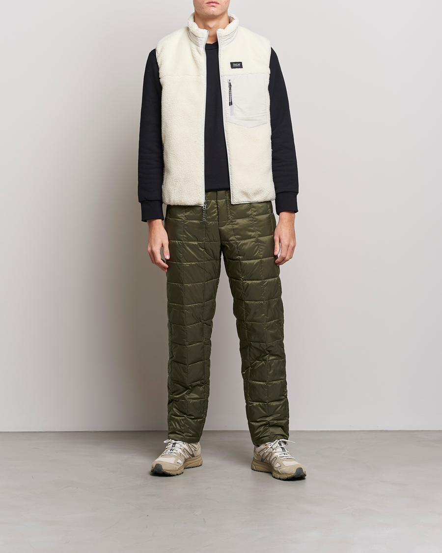 Herr | Byxor | TAION | Regular Straight Down Pants Dark Olive