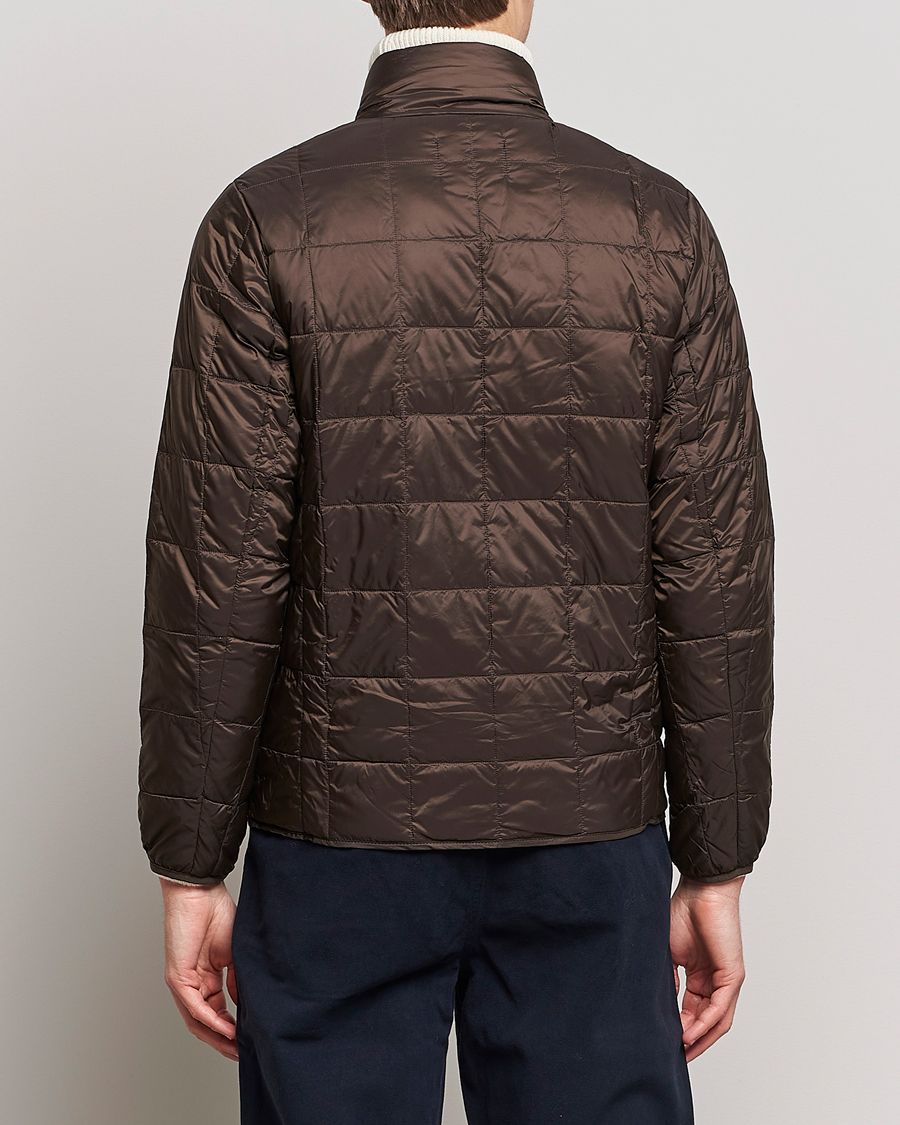 Herr | Jackor | TAION | High Neck Full Zip Lightweight Down Jacket Dark Choco