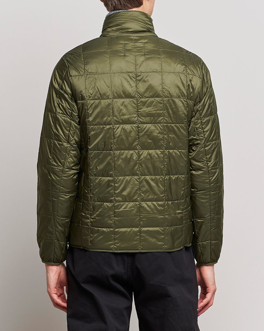 Herr | Jackor | TAION | High Neck Full Zip Lightweight Down Jacket Dark Olive