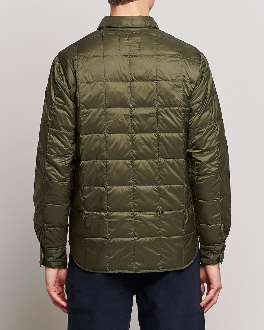 Herr | Skjortor | TAION | Lightweight Down Shirt Dark Olive