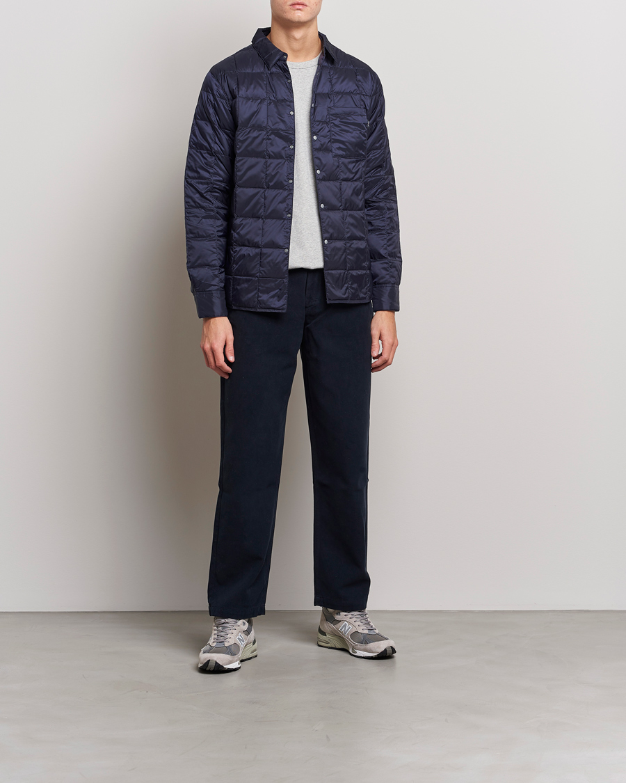 Herr | Skjortor | TAION | Lightweight Down Shirt Navy