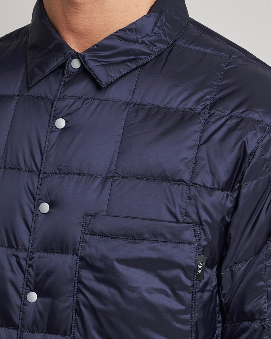 Herr | Skjortor | TAION | Lightweight Down Shirt Navy