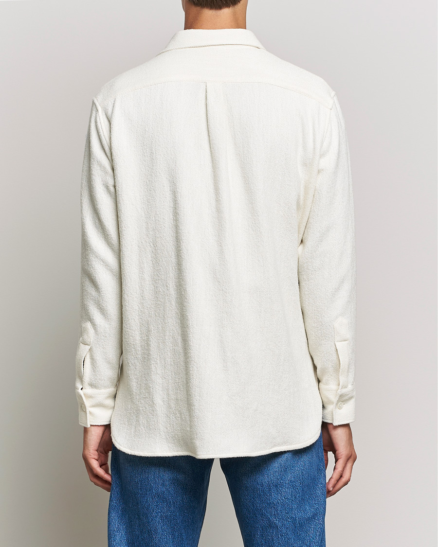 Herr | Skjortor | Sunflower | Alan Boucle Overshirt Off White