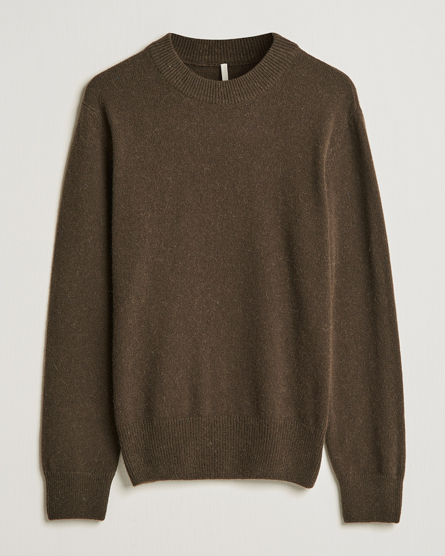 Herr | Tröjor | Sunflower | Moon Alpaca Sweater Dark Brown