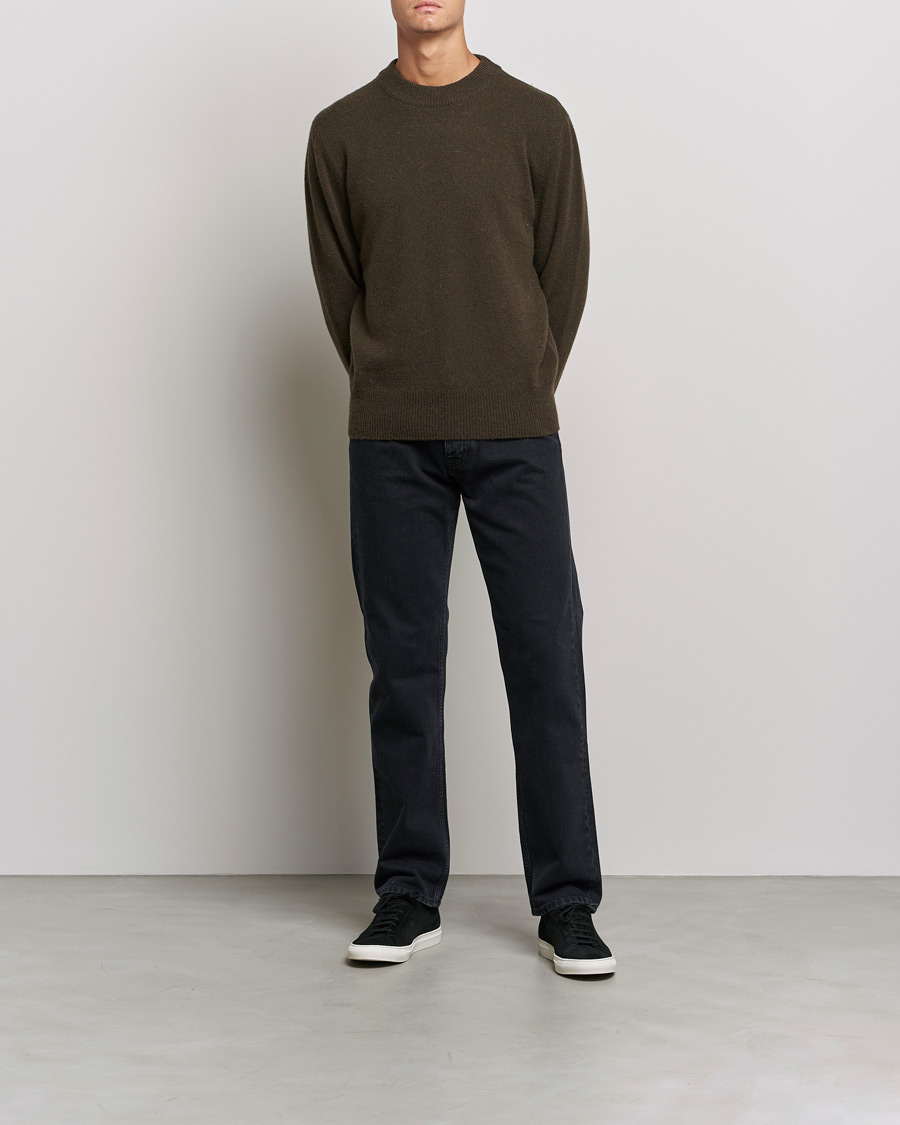 Herr | Tröjor | Sunflower | Moon Alpaca Sweater Dark Brown