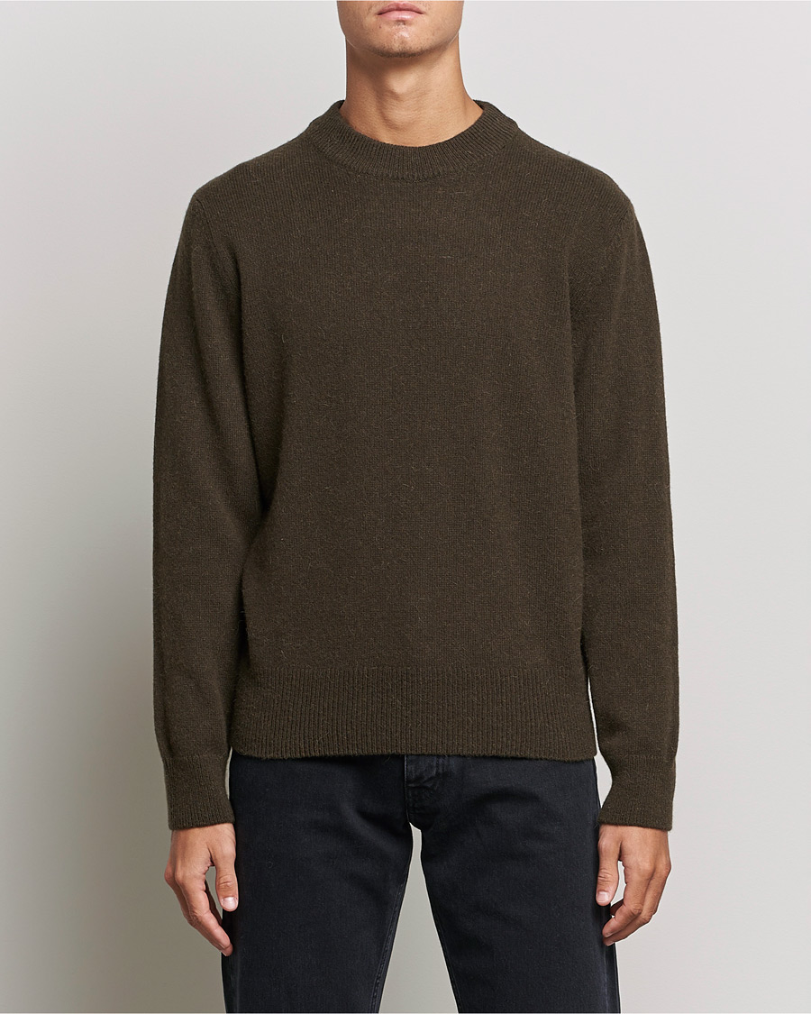 Herr | Tröjor | Sunflower | Moon Alpaca Sweater Dark Brown