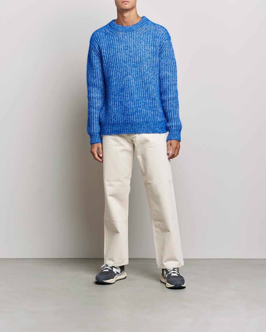 Herr | Tröjor | Sunflower | Field Sweater Electric Blue