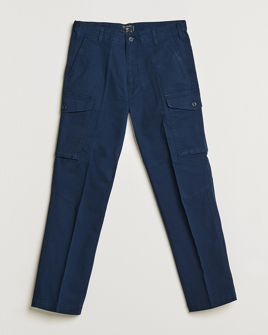 Herr | Byxor | Dockers | Tapered Cotton Cargo Pant Navy