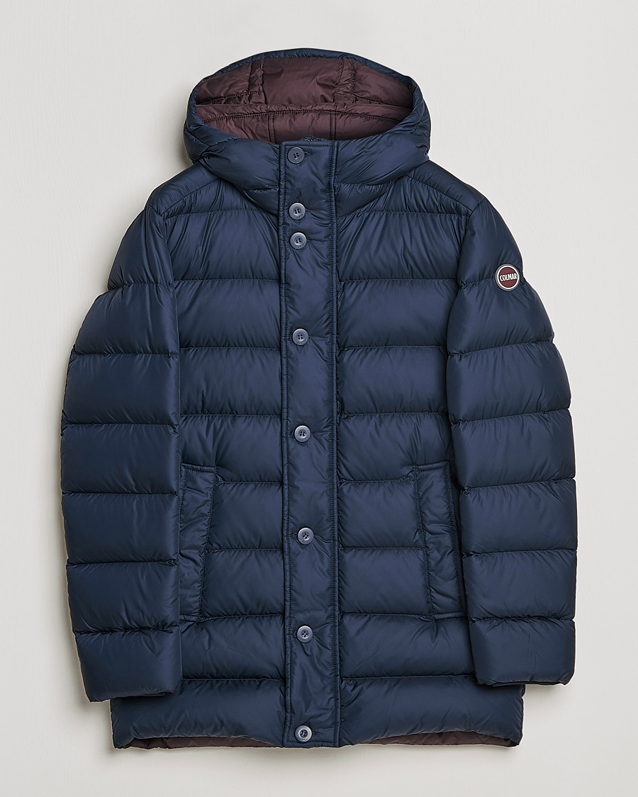 Herr | Jackor | Colmar | Concrete Mid Down Parka Navy