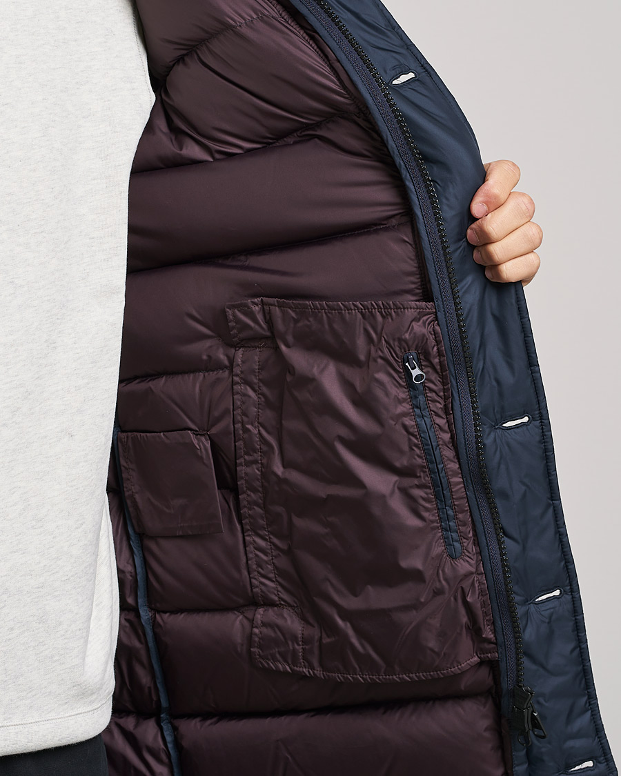 Herr | Jackor | Colmar | Concrete Mid Down Parka Navy