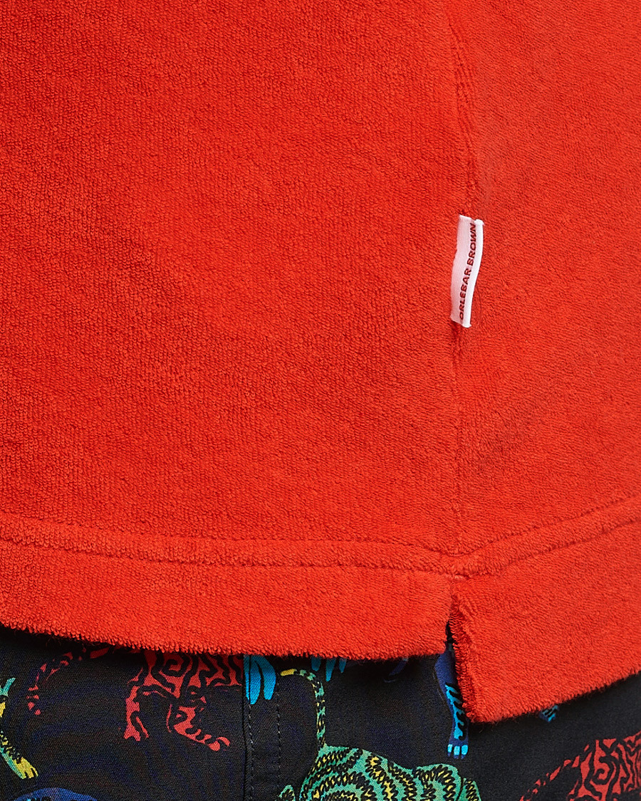 Herr | Pikéer | Orlebar Brown | Terry Polo Summer Red
