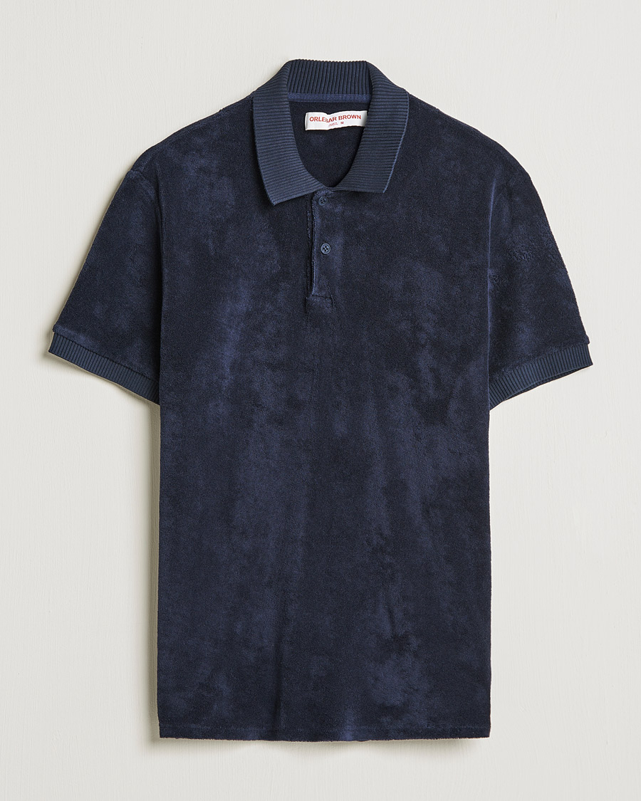 Herr | Pikéer | Orlebar Brown | Jarrett Towelling Polo Night Iris