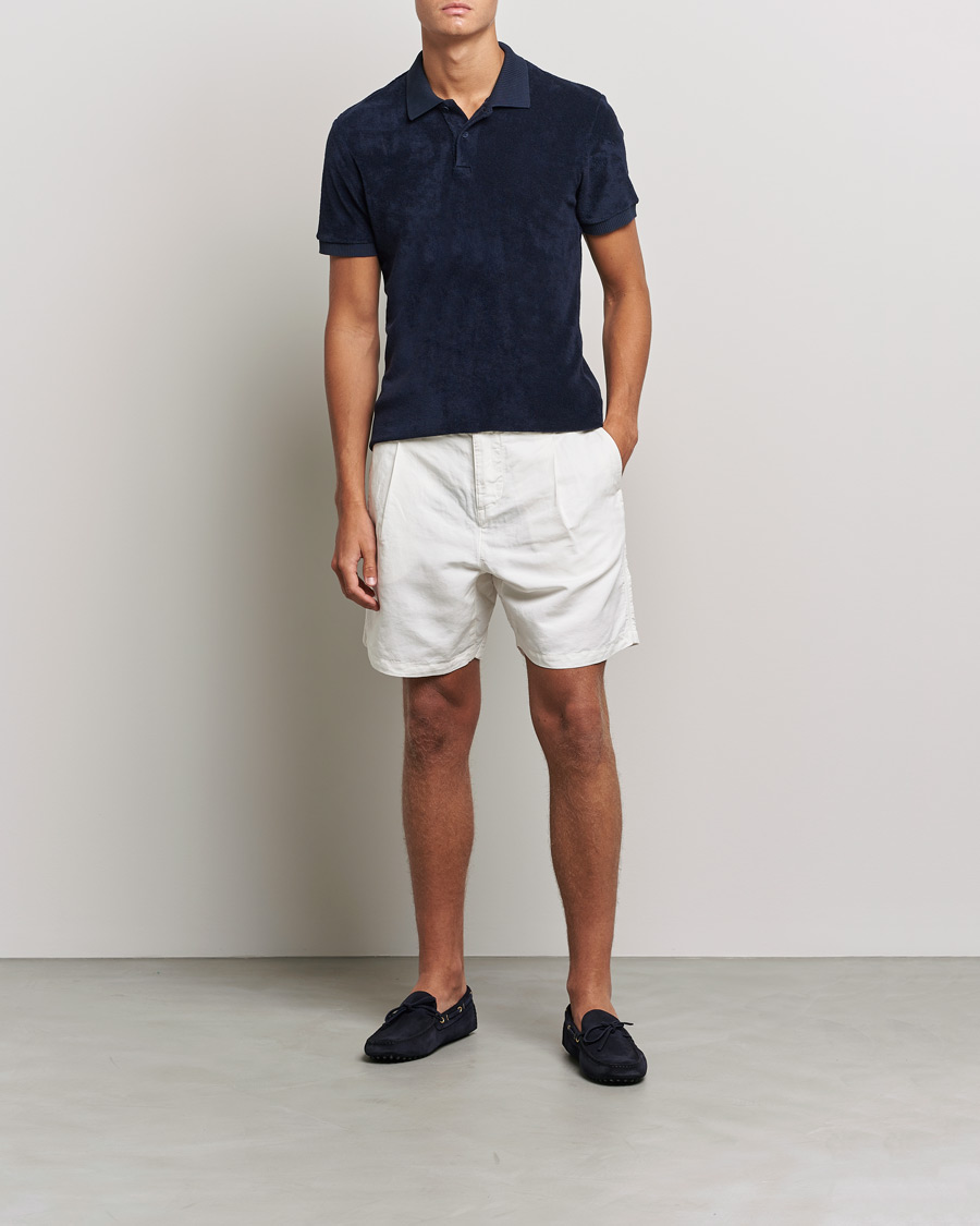 Herr | Pikéer | Orlebar Brown | Jarrett Towelling Polo Night Iris