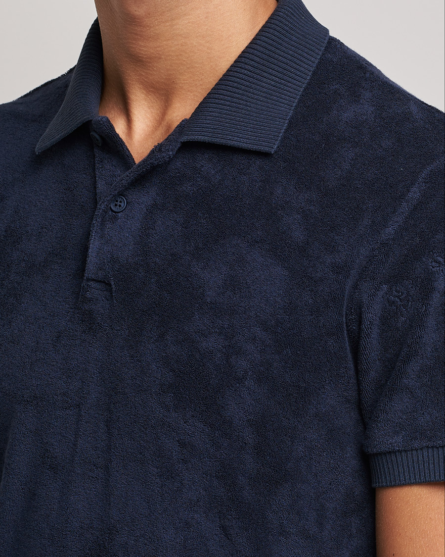 Herr | Pikéer | Orlebar Brown | Jarrett Towelling Polo Night Iris