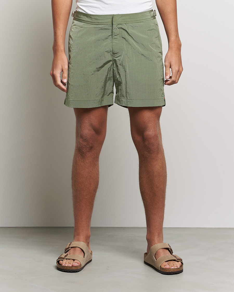 Herr | Badbyxor | Orlebar Brown | Bulldog Ripstop Swim Shorts Parachute Green
