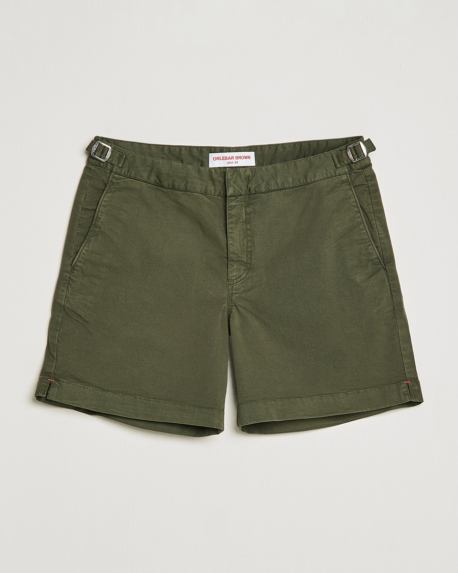 Herr | Shorts | Orlebar Brown | Bulldog Cotton Twill Shorts Forest Night