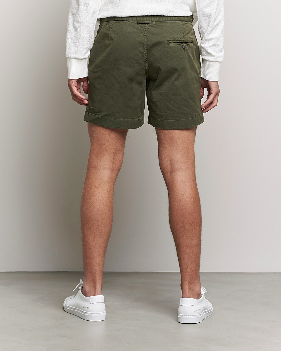 Herr | Shorts | Orlebar Brown | Bulldog Cotton Twill Shorts Forest Night