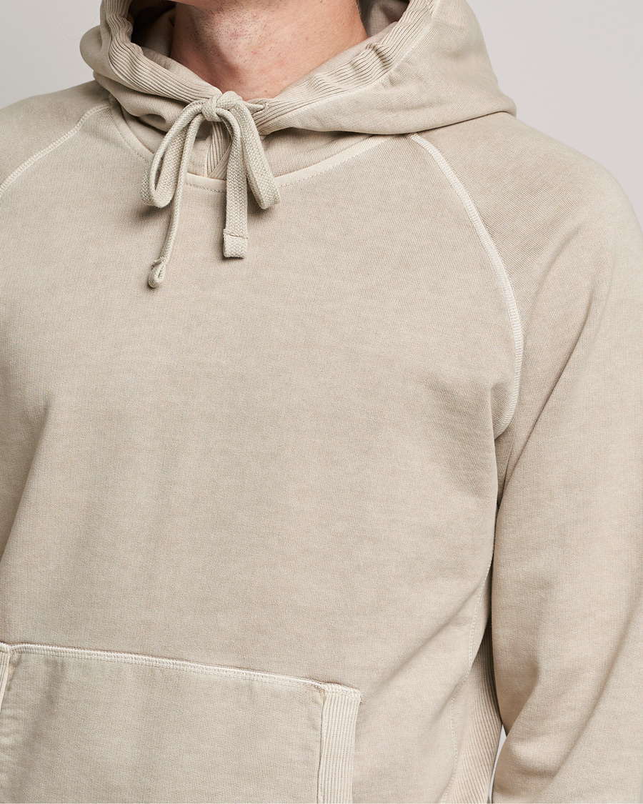 Herr | Tröjor | Orlebar Brown | Francis Garment Dyed Cotton Hood Parched Green
