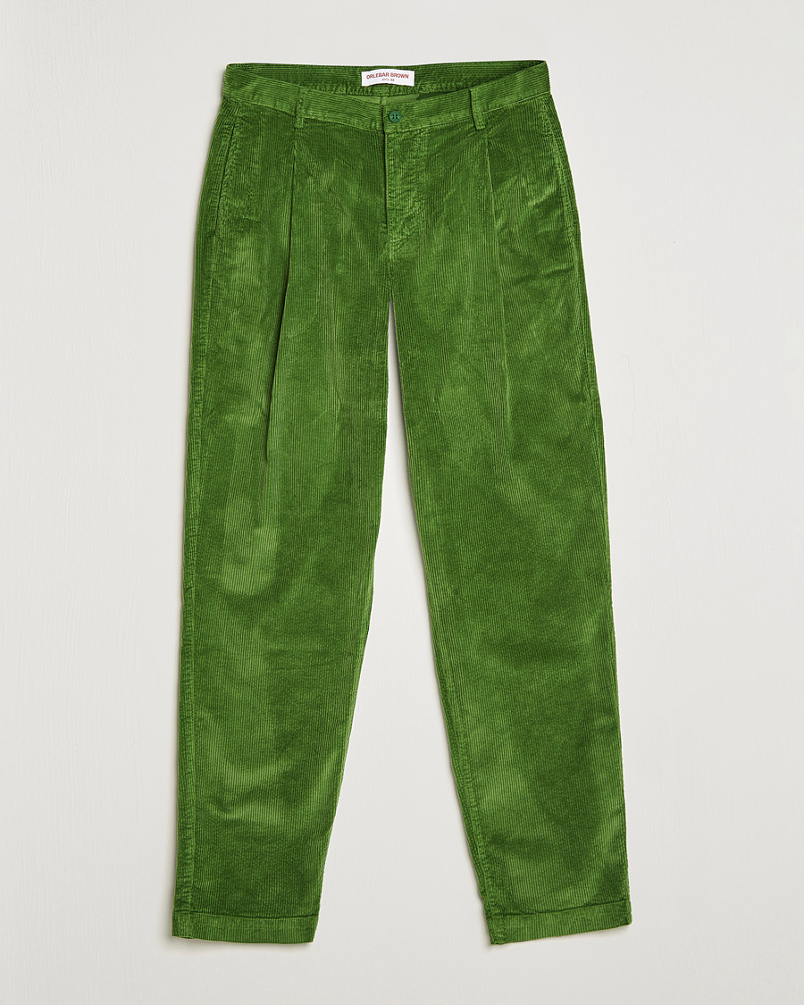 Herr | Byxor | Orlebar Brown | Dunmore Cotton Cord Trousers Conifer