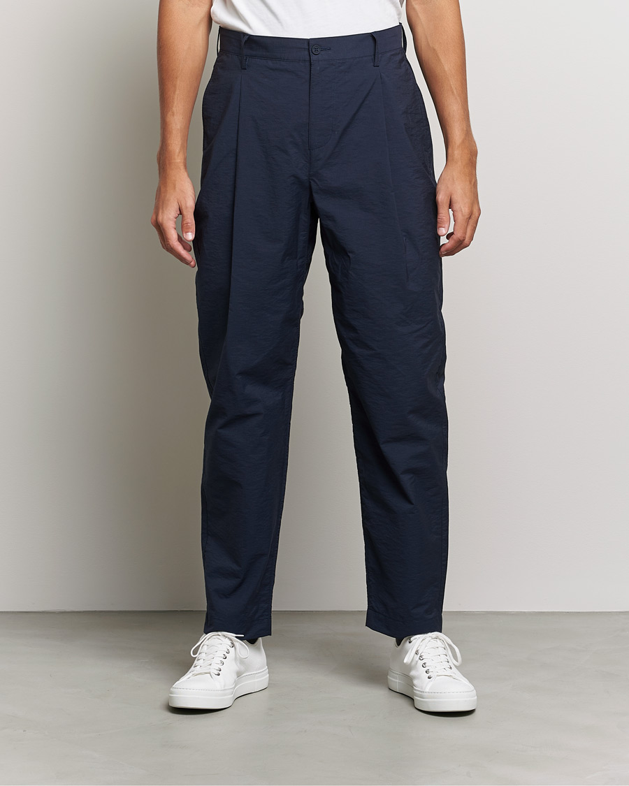 Herr | Byxor | Orlebar Brown | Dunmore Cotton Trousers Night Iris