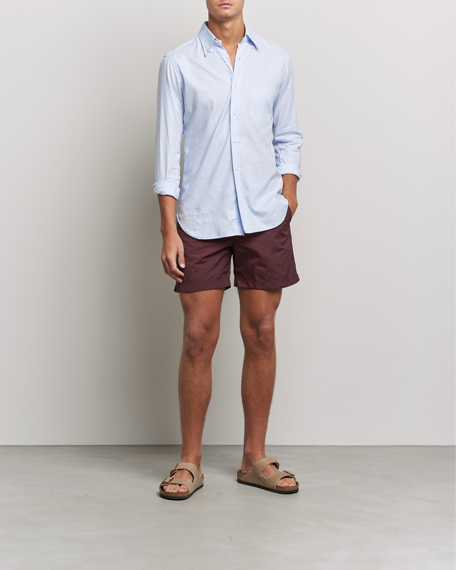 Herr | Badbyxor | Orlebar Brown | Bulldog II Medium Lenght Swim Shorts Damson