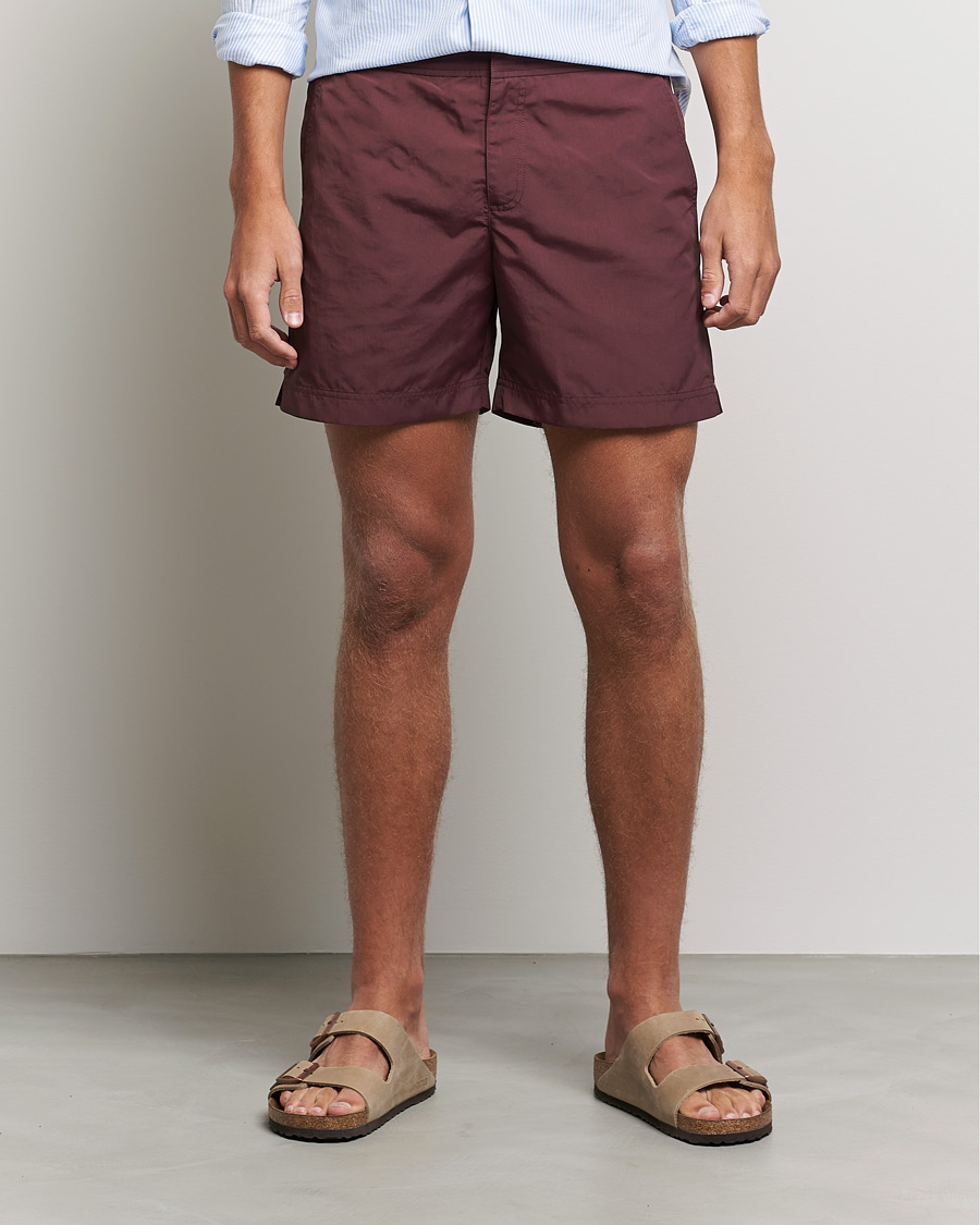 Herr | Badbyxor | Orlebar Brown | Bulldog II Medium Lenght Swim Shorts Damson