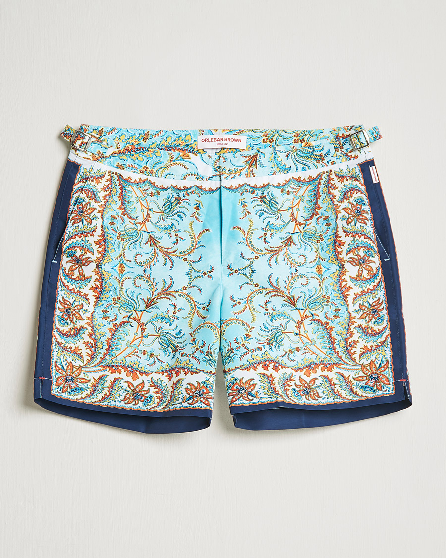 Herr | Badbyxor | Orlebar Brown | Bulldog Praire Paisley Swim Shorts Multi
