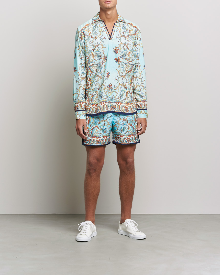 Herr | Badbyxor | Orlebar Brown | Bulldog Praire Paisley Swim Shorts Multi