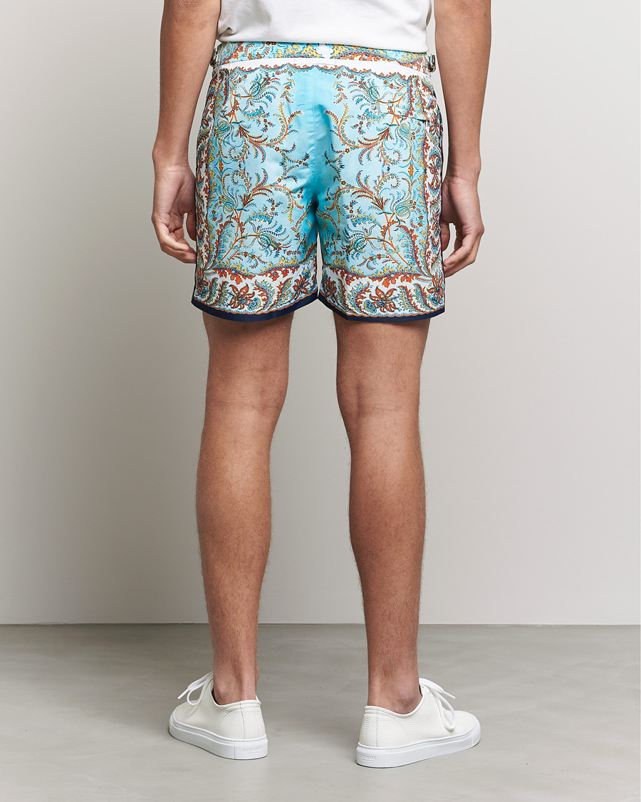 Herr | Badbyxor | Orlebar Brown | Bulldog Praire Paisley Swim Shorts Multi