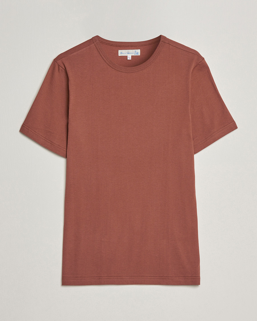 Herr | T-Shirts | Merz b. Schwanen | 1950s Classic Loopwheeled Tee Tan