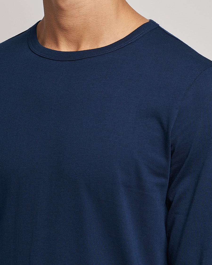 Herr | T-Shirts | Merz b. Schwanen | 1950s Classic Loopwheeled Longsleeve Tee Ink