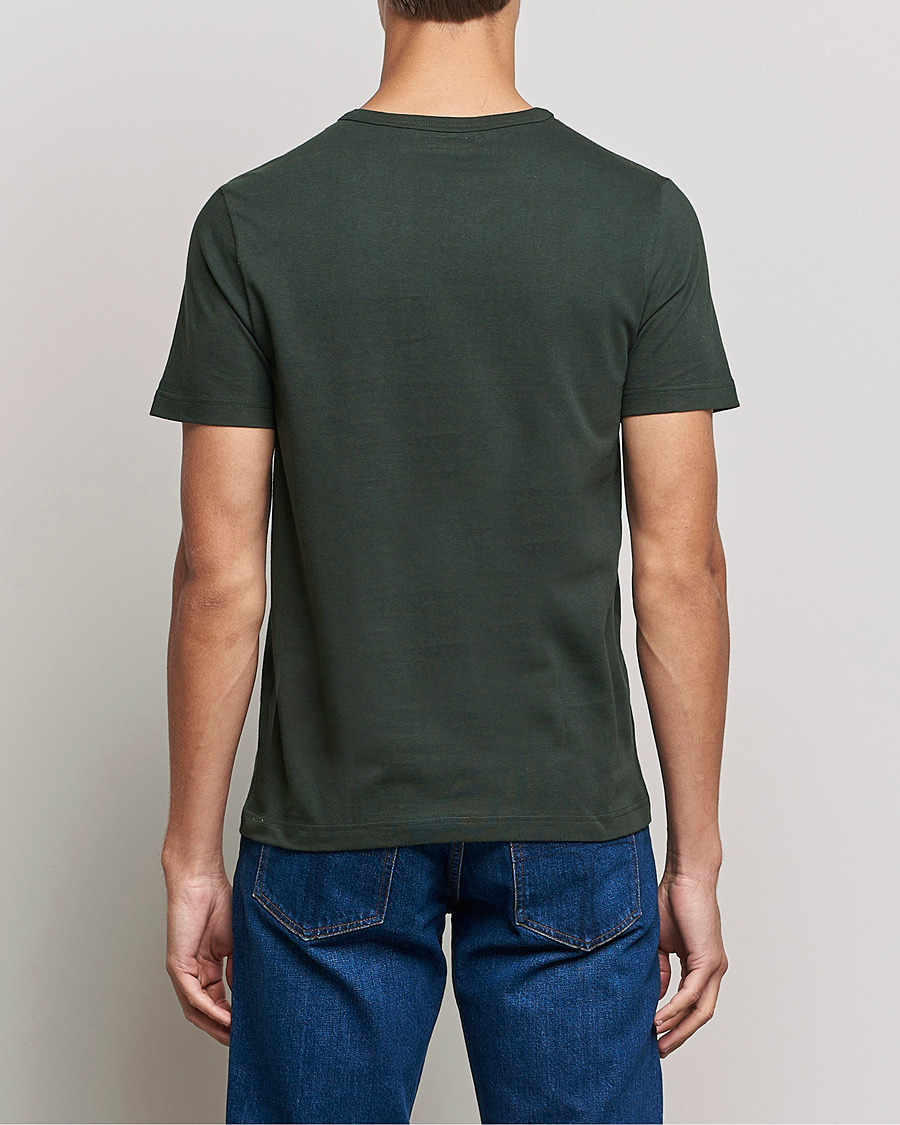 Herr | T-Shirts | Merz b. Schwanen | Relaxed Loopwheeled Sturdy Tee Forest