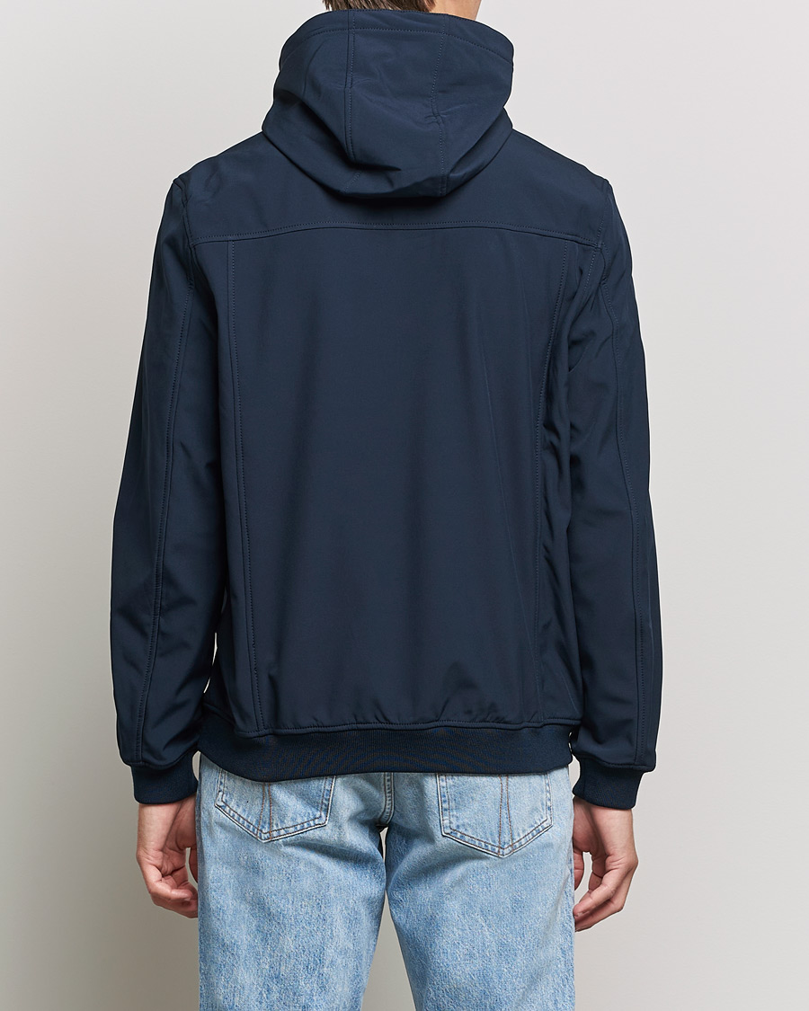 Herr | Jackor | Lyle & Scott | Softshell Hooded Jacket Dark Navy