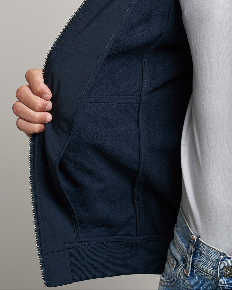 Herr | Jackor | Lyle & Scott | Softshell Hooded Jacket Dark Navy