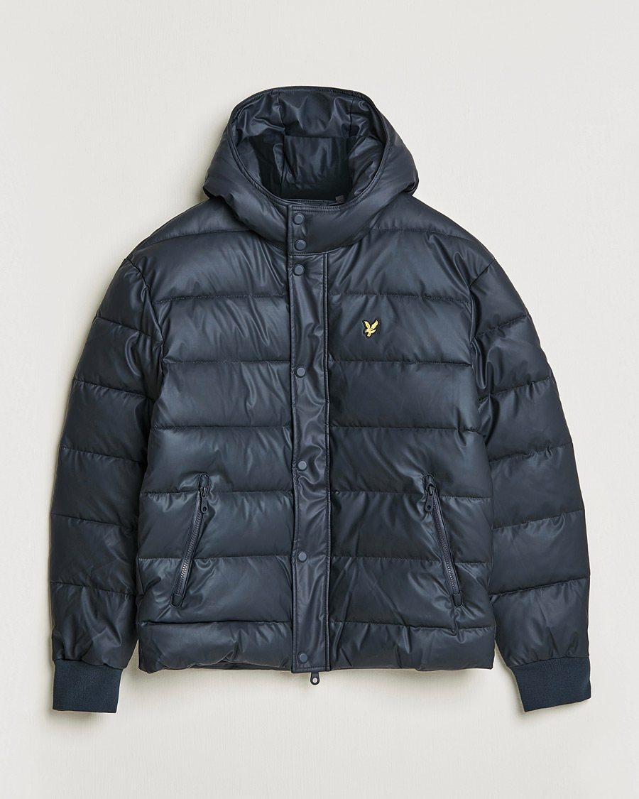 Herr | Jackor | Lyle & Scott | Rubberised Puffer Jacket Dark Navy