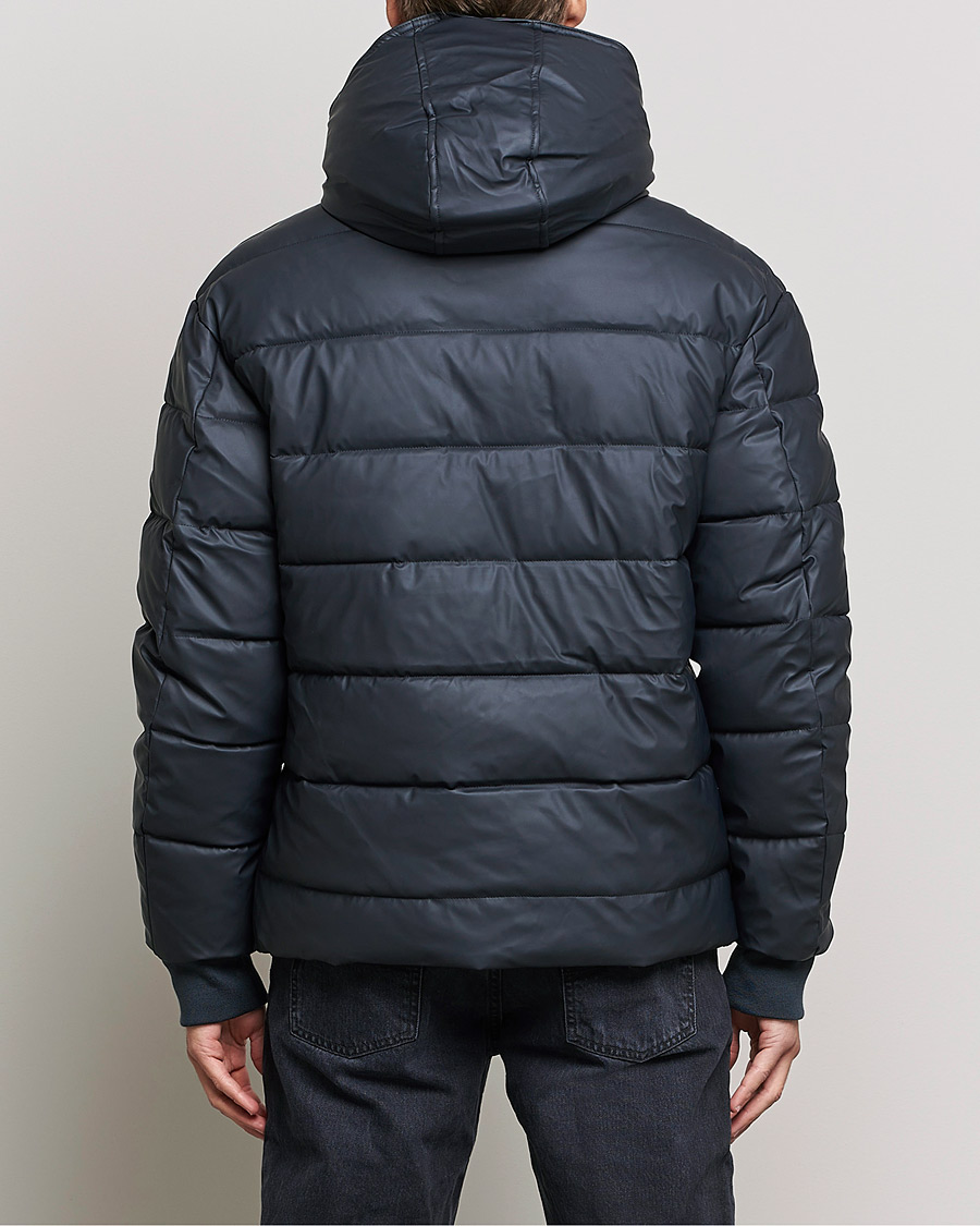 Herr | Jackor | Lyle & Scott | Rubberised Puffer Jacket Dark Navy