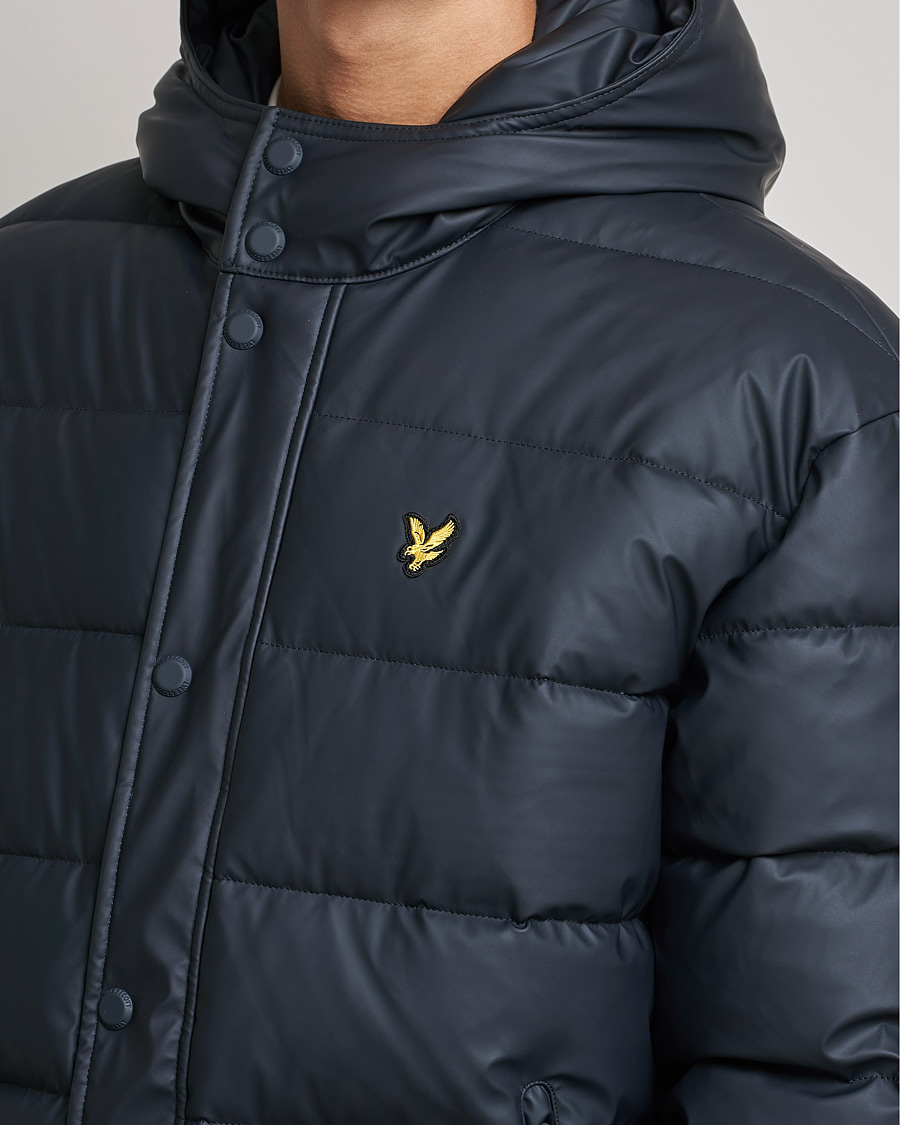 Herr | Jackor | Lyle & Scott | Rubberised Puffer Jacket Dark Navy