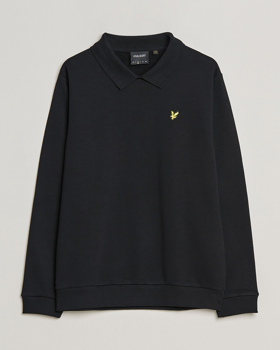 Herr | Tröjor | Lyle & Scott | Collored Crew Neck Black