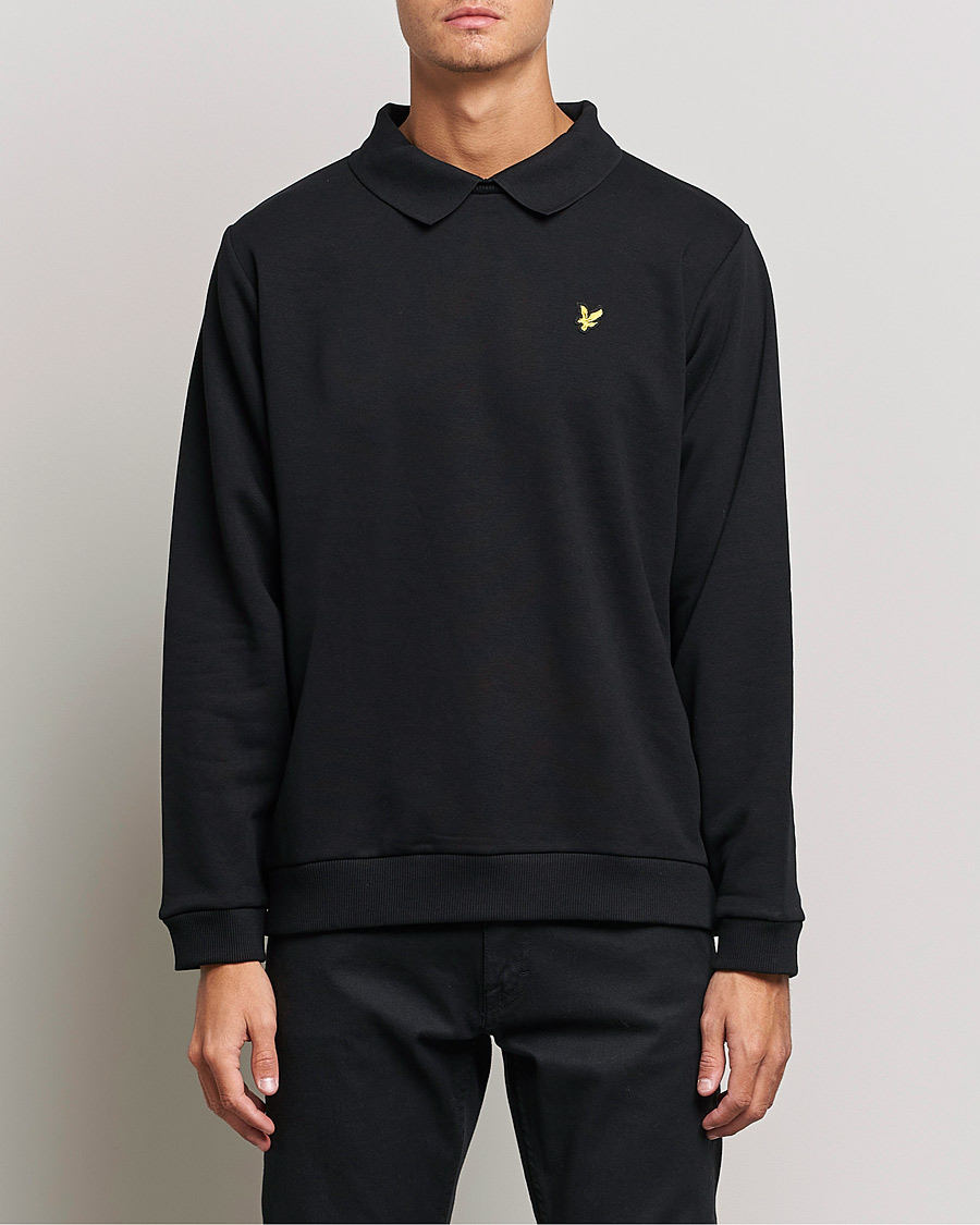 Herr | Tröjor | Lyle & Scott | Collored Crew Neck Black