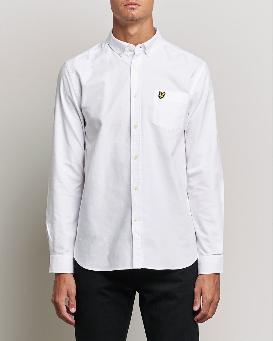 Herr | Oxfordskjortor | Lyle & Scott | Lightweight Oxford Shirt White
