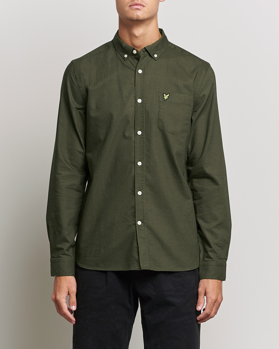 Herr |  | Lyle & Scott | Lightweight Oxford Shirt Olive