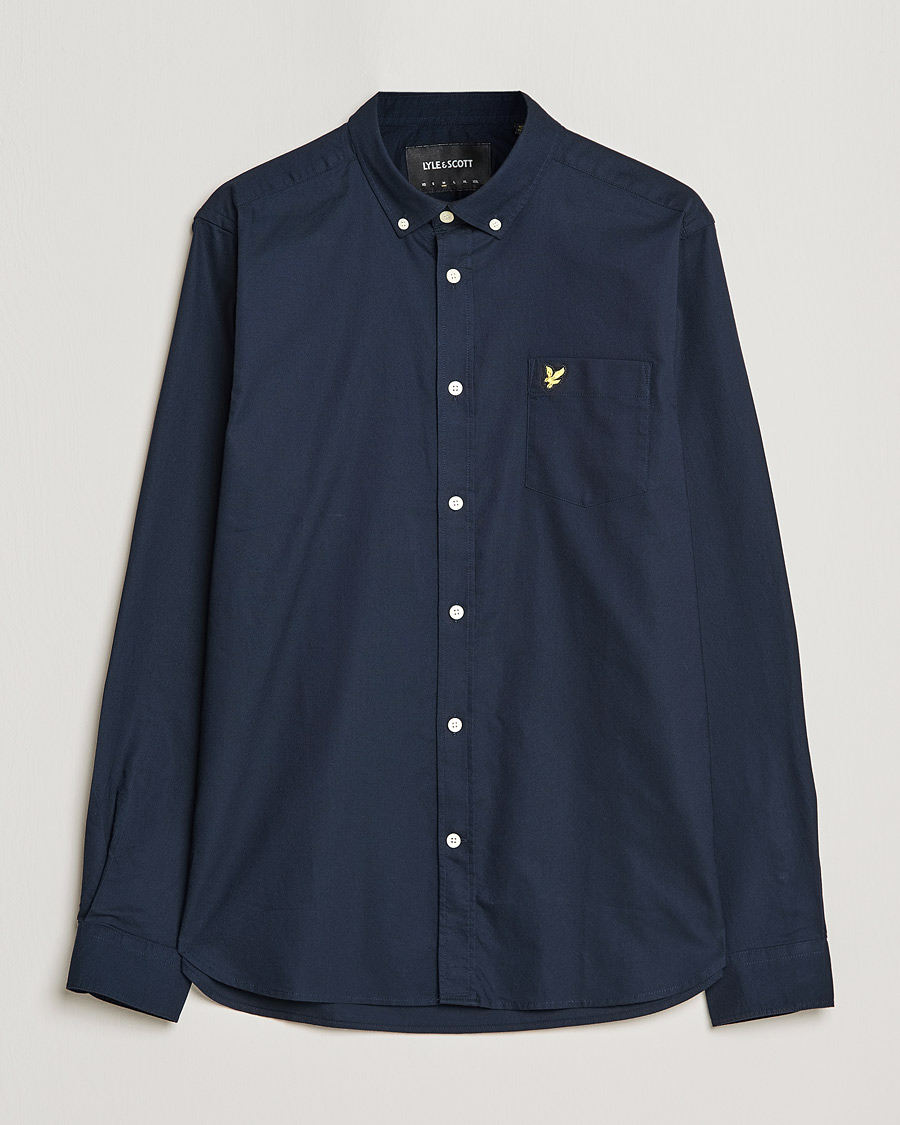 Herr | Skjortor | Lyle & Scott | Lightweight Oxford Shirt Navy